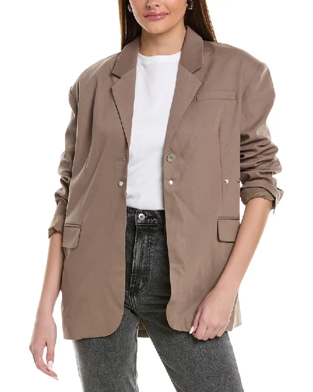 REVERIEE Fly Away Back Jacket Modern Work Blazer