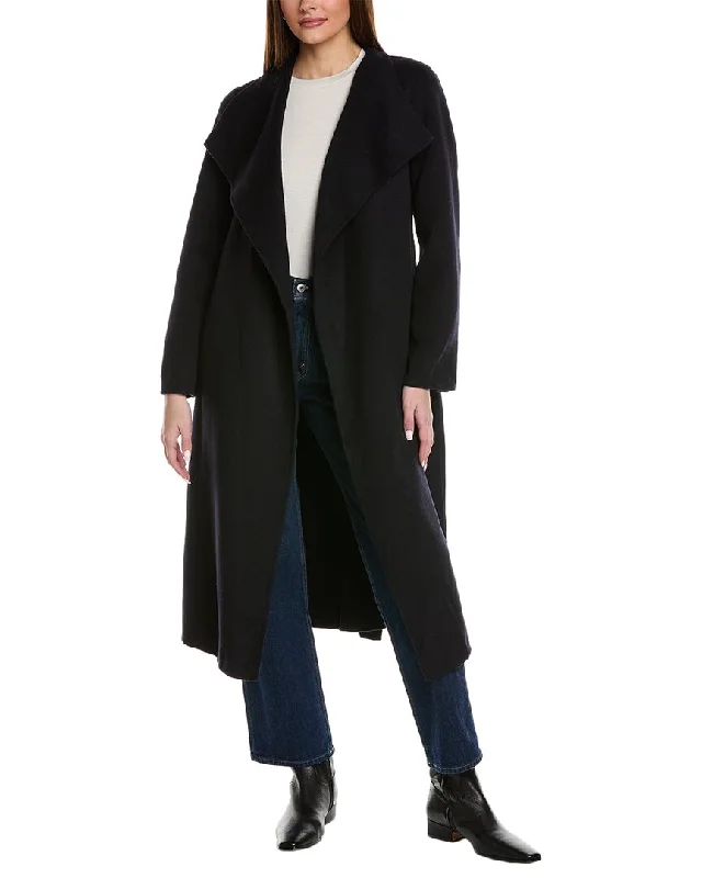 Reiss Valentina Wool-Blend Scarf Coat Printed Blazers for Women