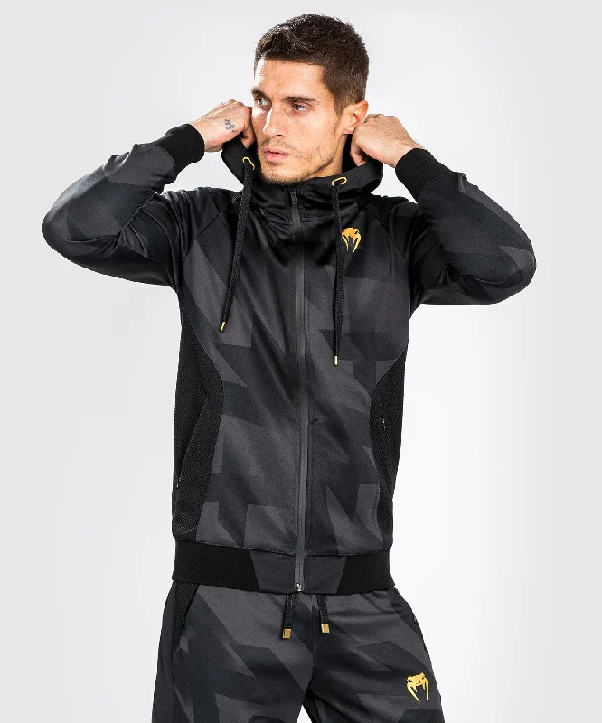 Venum Razor Hoodie - Black/Gold Women's hooded jackets