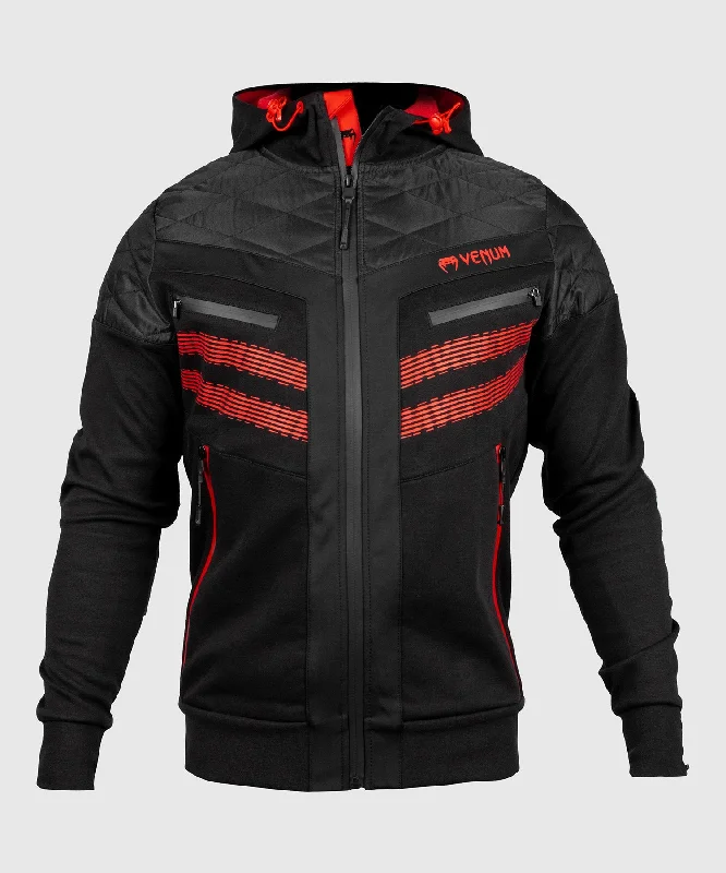 Venum Laser 2.0 Hoodie - Black/Red Women's camping jackets