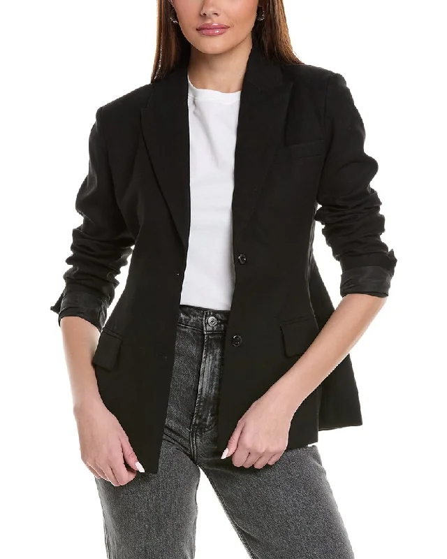 REVERIEE Blazer Lightweight Double-breasted Blazer