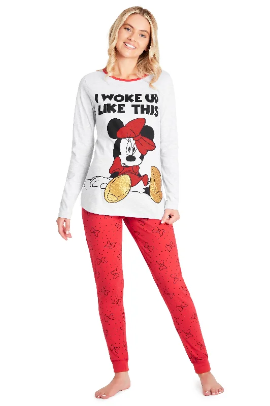 Disney Ladies Pyjamas - Minnie Mouse Pyjamas for Women Forever 21 pajama sets