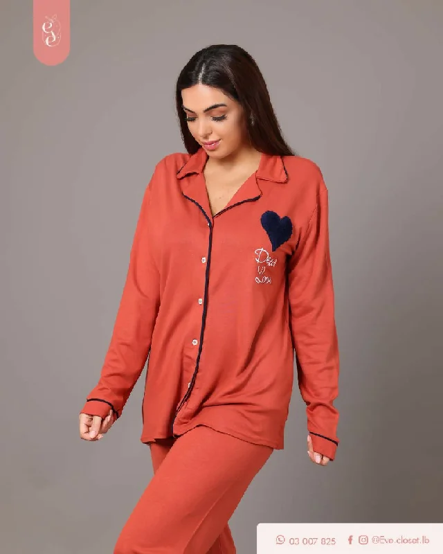 EVE.CLOSET Dear Love Pajama Best pajama sets for sensitive skin