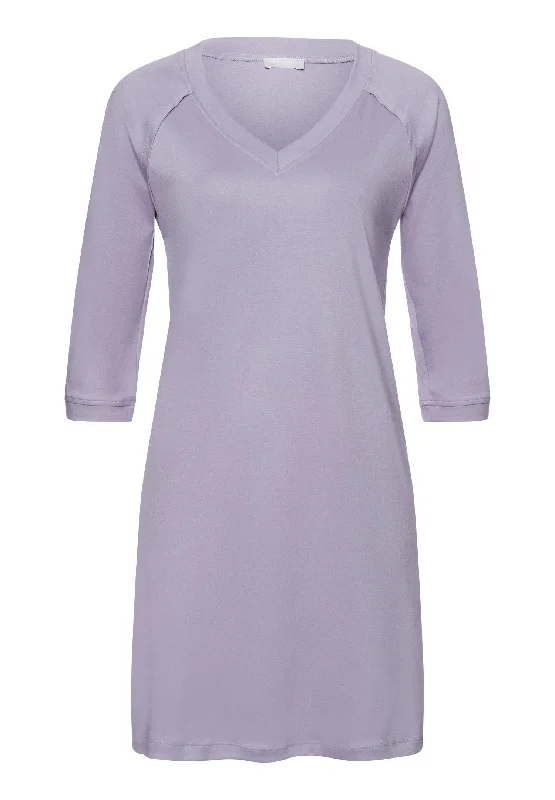 Pure Essence 3/4 Sleeve Gown | Lavender Aura 77948-2476 Best pajama sets for honeymoon