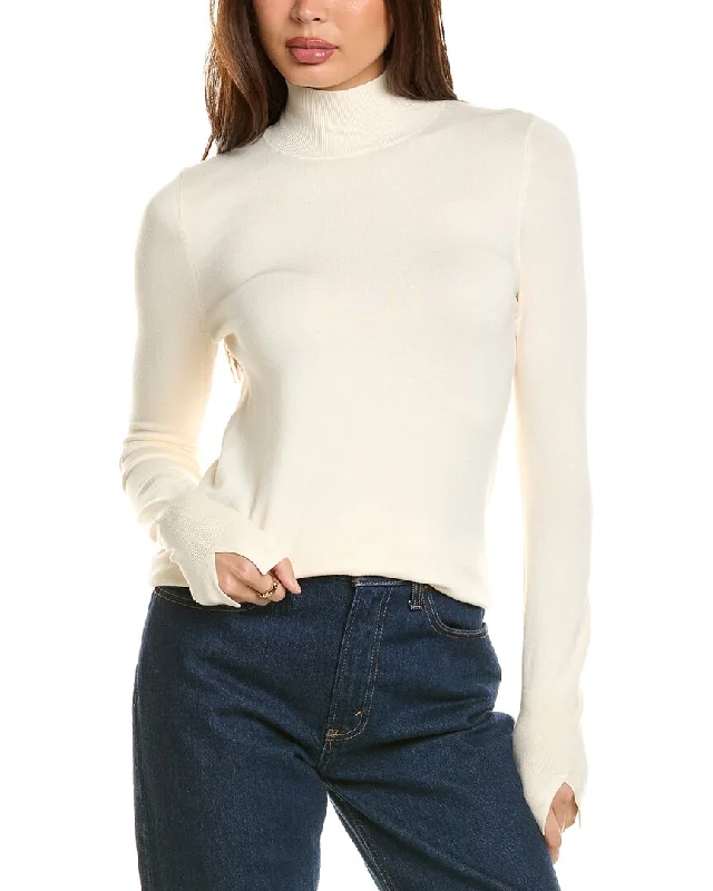 T Tahari Turtleneck Sweater V-neck sweaters