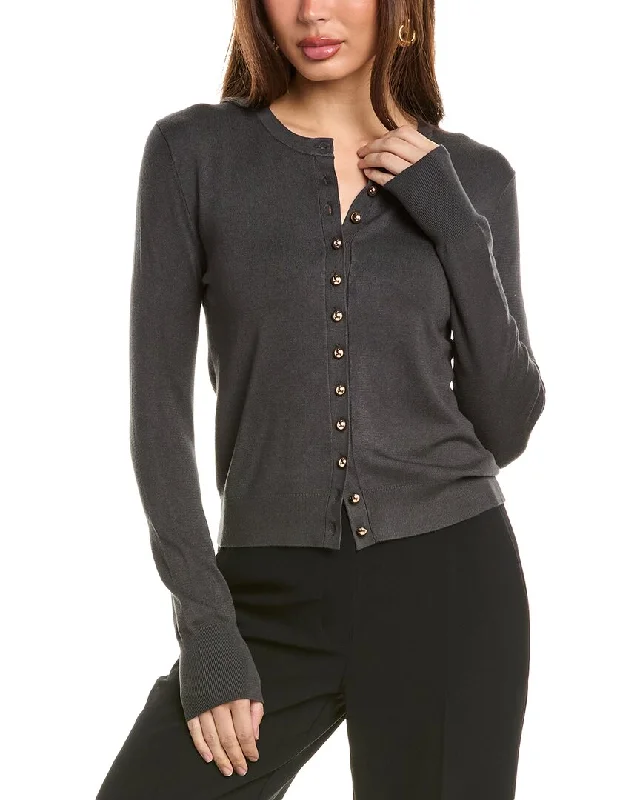 T Tahari Crewneck Cardigan Cashmere sweaters