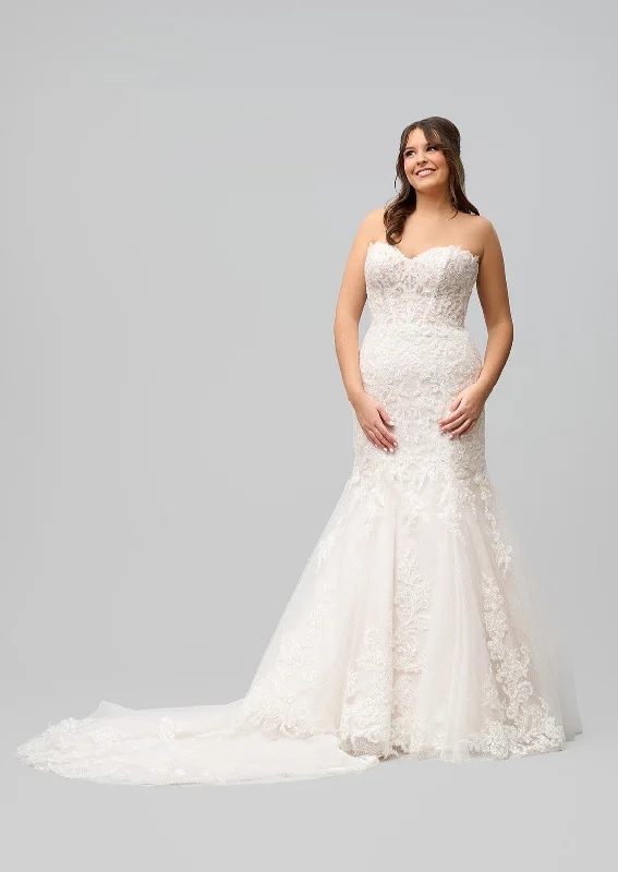 Kennedy Blue Everett Wedding Dress Sleek Wedding Dress