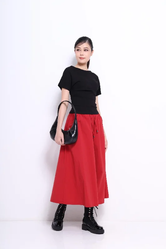 Mara Midaxi Nylon Skirt Travel unclassified skirts