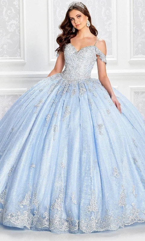 Princesa by Ariana Vara PR22032 - Lace Applique Embellished Ball Gown Best party dresses for hourglass body shape