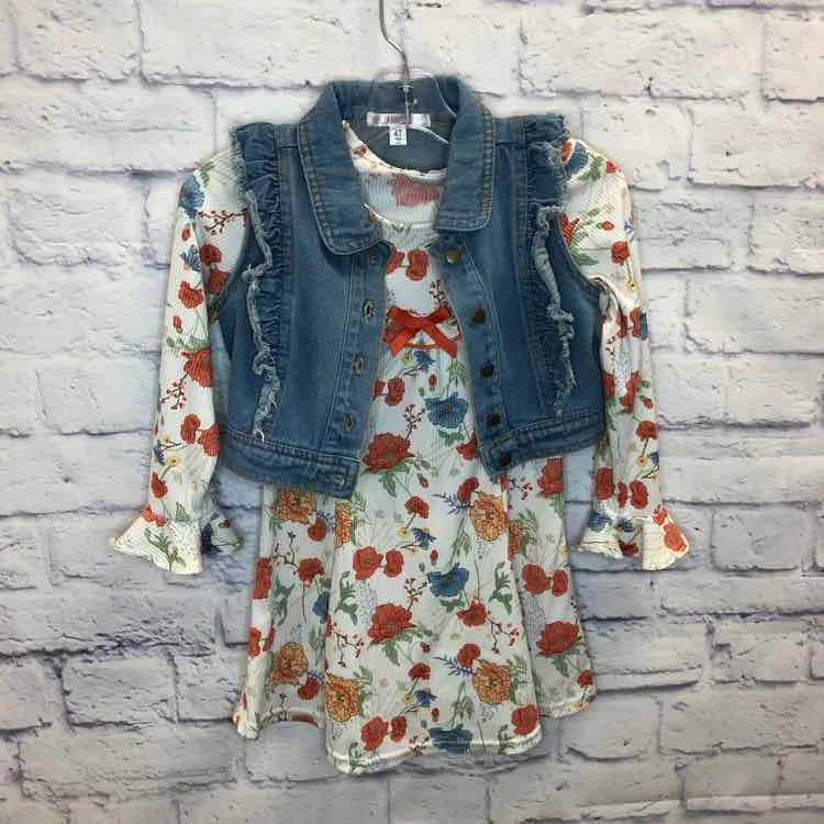 Nannette Floral Size 4T Girls Dress Floral dresses under $50