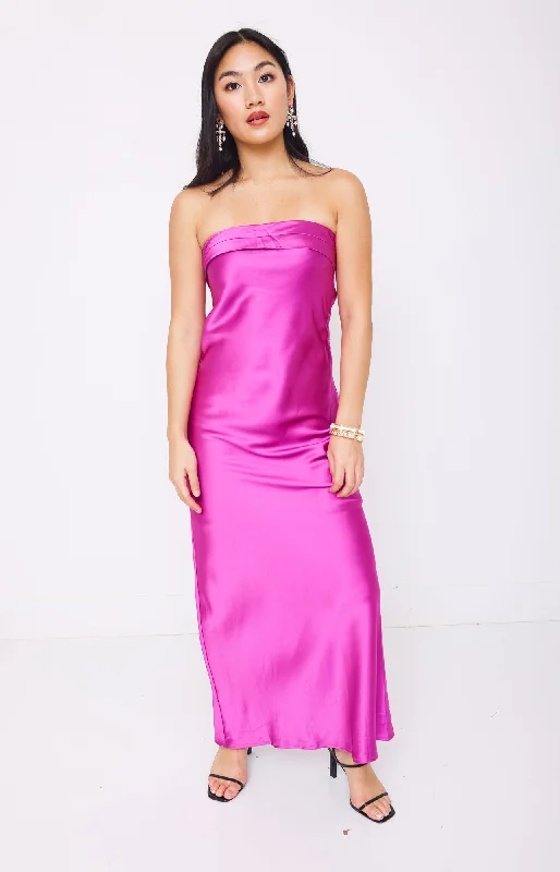 Midnight Glitz Dress, MAGENTA Sequin unclassified dresses