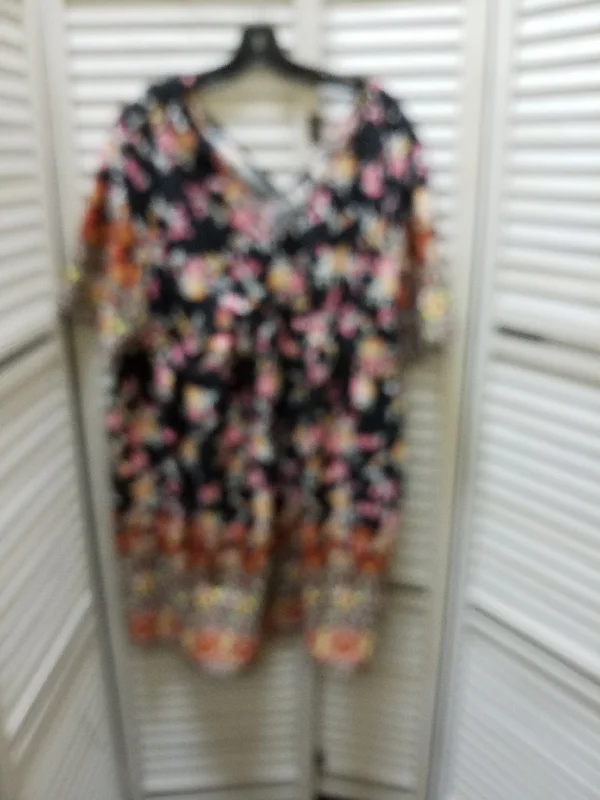 Dress Casual Short By Shein  Size: 2x Floral Print Skirt