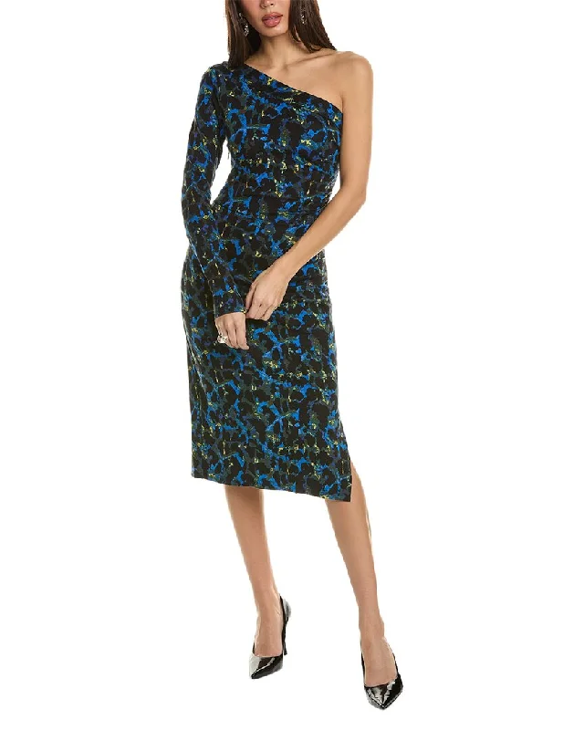 Diane von Furstenberg Minerva Midi Dress Wool Midi Skirt