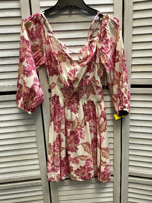 Dress Casual Midi By Old Navy In Floral Print, Size: Xs Ruffled Midi Skirt