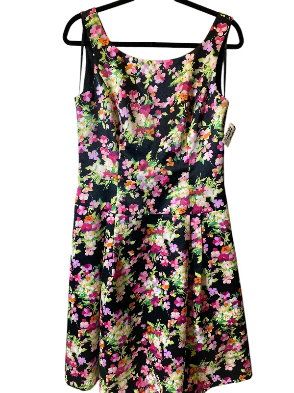 Dress Casual Midi By Talbots In Floral Print, Size: 10 Soft A-line Skirt