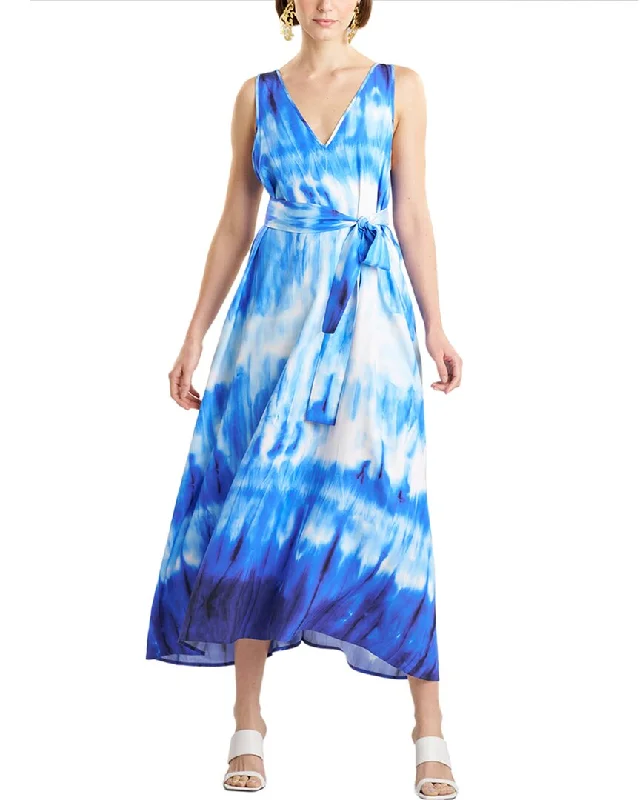 Natori Trapeze Tank Silk-Blend Dress Chic Tank Dress